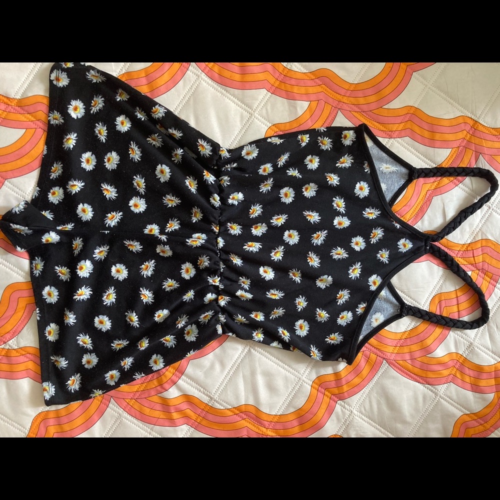 Vintage Wet Seal Sunflower Romper